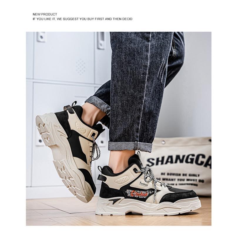 Men High Top Martin Work Boots Casual Fashion Breathable Non Slip Mens Shoes