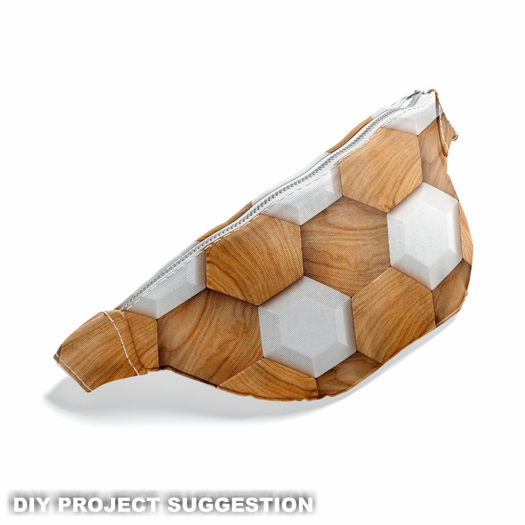 Outdoor Dekostoffe Oxford - Motiv Holzfliesen