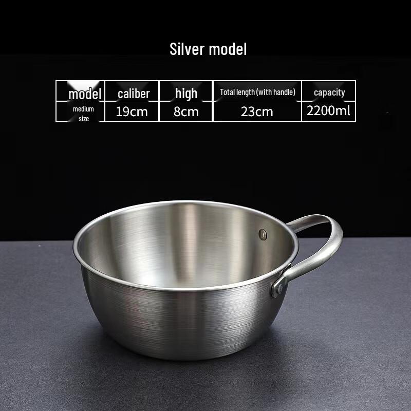 Korean Stainless Steel Rice Wine Bowl