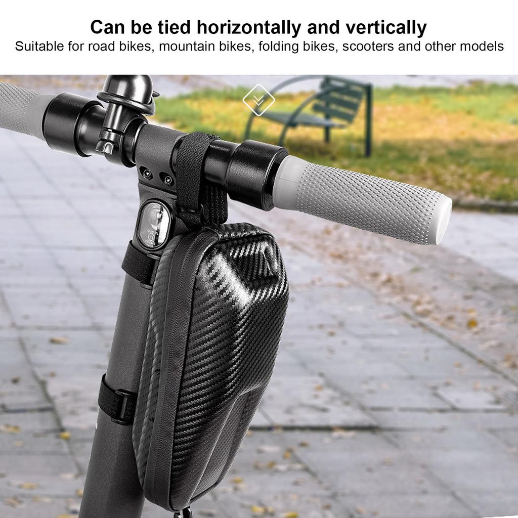 Bike Frame Bag Storage Pouch Waterproof PU EVA Hard Shell Multi Layer Large Capacity Bike Accessories