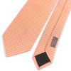 Excellent HERMES tie H logo Chaine d'Ancre all-over print regular tie Orange 655609T Used