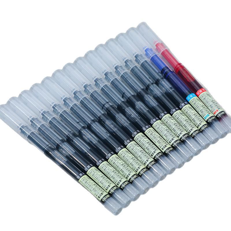 Quick-Dry Black Gel Rollerball Pen for Student Exams and Practice