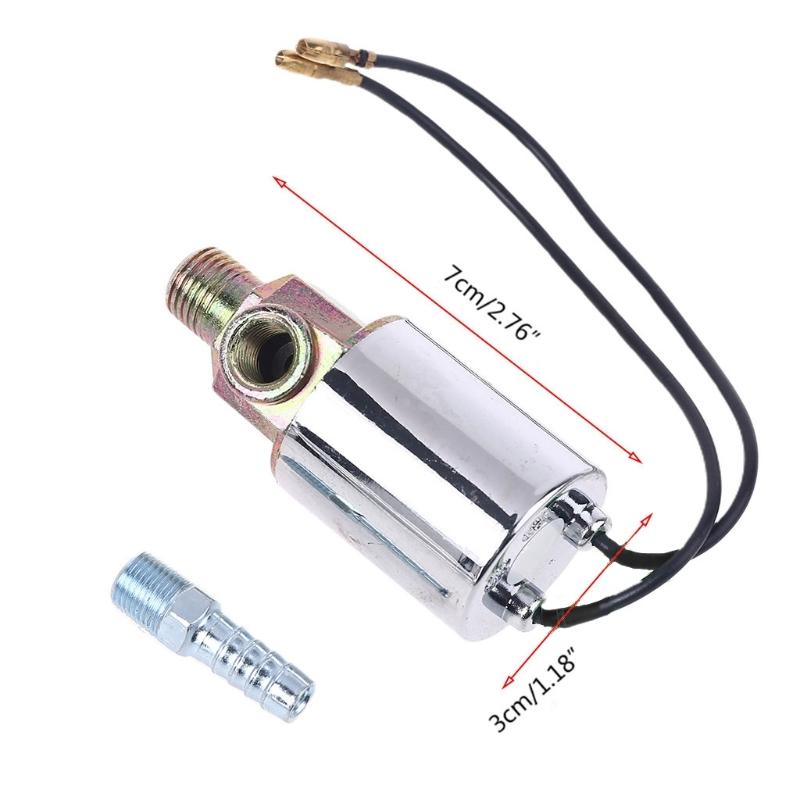 Automobilový solenoid pro ventil 12V 1/4" elektrický solenoid pro ventil pro klaksony Náhradní díly pro automobily