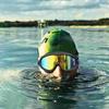 Gafas de Seguridad para Hombres Gafas de Natación Protector Ocular Anti-UV Impermeable Buceo Equipo Negro Niño