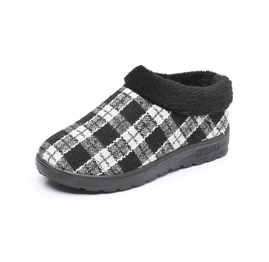 2025 winter new old Beijing cotton shoes soft sole non-slip mother shoes piled thickened home elderly cotton slippers