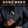 For Huawei Mate XT XTs Genuine Leather Slim Answer Calls Hands-Free Hinge Protection Smart View Case Cover