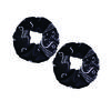 2PCS  Korean Velvet Diam12CM Scrunchies Paisley Hair Scrunchy Hair Ties Accessories Elastic Hair Bands