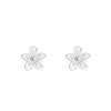 925 Sterling Silber Blume Schraube Ohrringe Stilvolle frauen Party Feine Schmuck Schöne Accessoire Geschenk