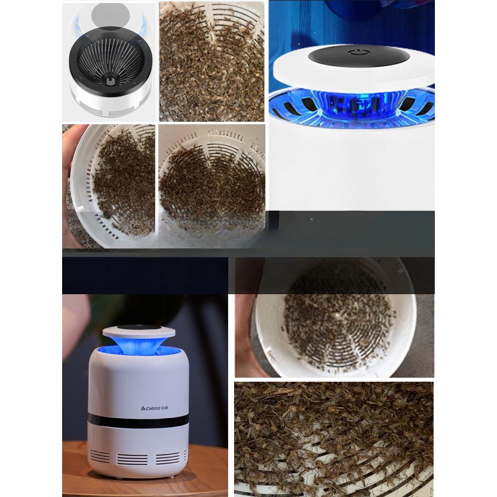 

Household smokeless and silent intelligent physical mosquito killer lamp