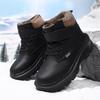 Kids' Waterproof Winter Snow Boots - Warm Fleece-Lined, Cold-Resistant Leather Shoes for Boys and Girls