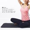 IRONMAN CLUB Training & Yoga Mat IMC-41 Black, 10mm Thick, Elastic Bands, Storage Case Included