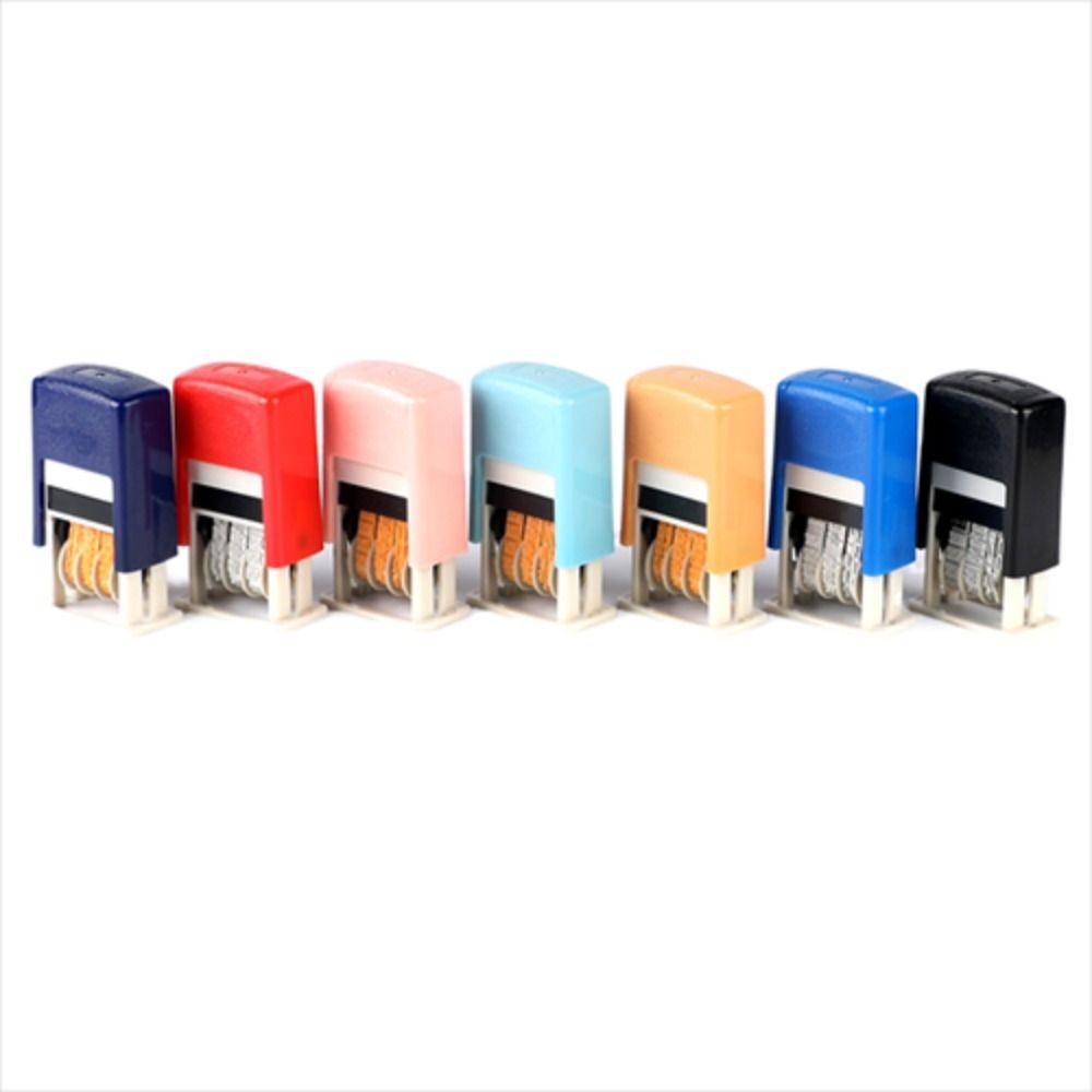 Self-Inking Stamps Date Stamps Handle Account Stamp Date Wheel Stamp Automatic Ink Return