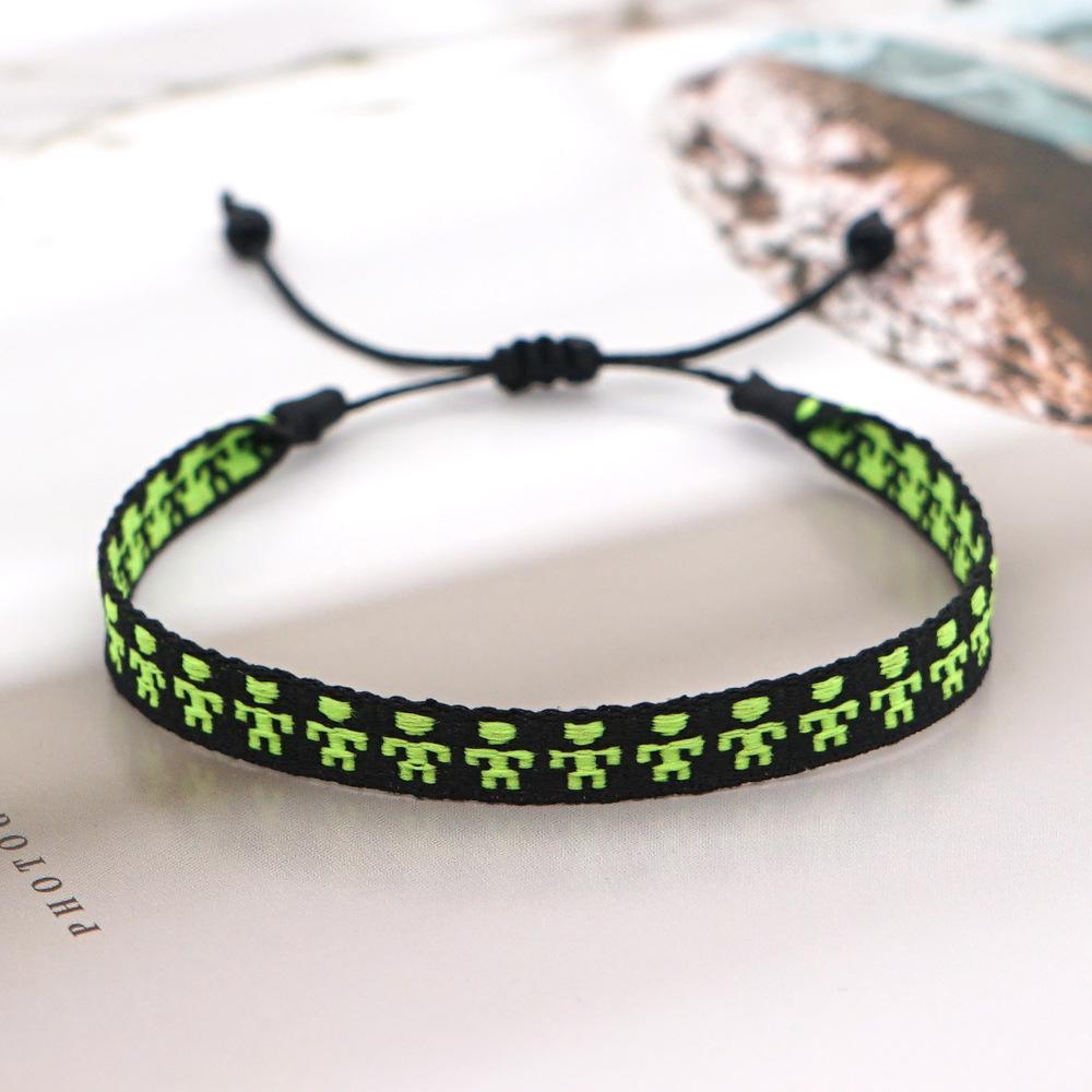 Bohemian Woven Bracelet: Spanish Retro Court Pattern for Women, Nepal Ethnic Style Handmade Jewelry
