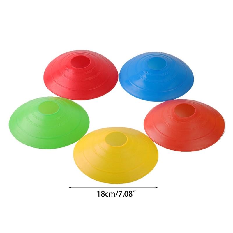 50Pcs Soccer Disc Cones Training Sports Cone Agility Soccer Cones with Carry Bag and Holder for Sports Field Cone Marker