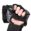 1 Pcs PU Material Split Finger Boxing Gloves Sandbag Half Finger Exposed Gloves Palm Breathable Leather Split Finger