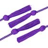 Bcpress 4 Pack Yarn Honor Cord Graduation Cords with Tassel for Graduation Students (Purple)