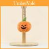 Niedlicher Plüsch Kürbis Geist Schlüsselanhänger Entzückende Halloween Dekoration für Taschen und Accessoires