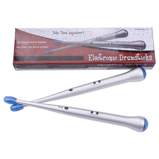 

Electronic Air Drumsticks for Kids - New Style Musical Toy 34.5 x 3.6 x 3.6 cm срібний/синій