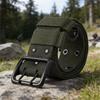 Casual 5cm Men's Training Belt Adjustable Multifunctional Sports Belts Double Needle Buckle Nylon Braided Belt