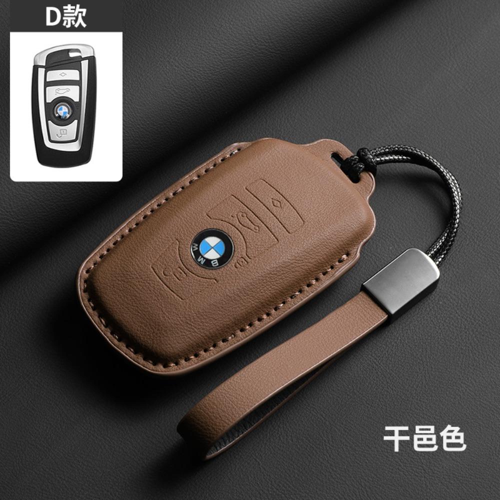 Leder für BMW Schlüsselhülle für 3 5 7 Serie Schlüsselabdeckung Schale Schutzhülle für 525 4 Serie Trendiges Unisex-Accessoire
