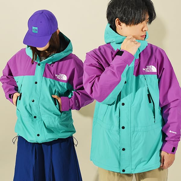 The North Face Mountain Light Jacket NP62236 Aubergine / Geyser Aqua L