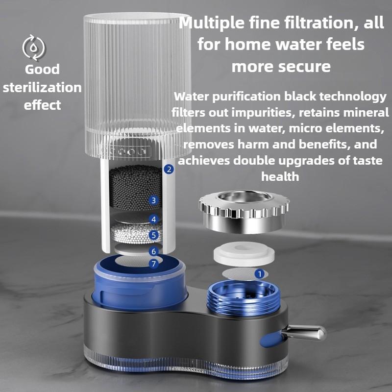 Water Purifier Faucet Filter Household Tap Water Direct Drinking Front Scale Inhibitor Kitchen Water Purifier Double Outlet