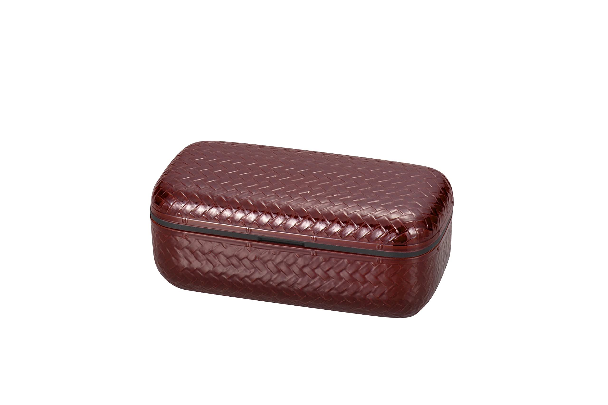 

Tatsumiya NURI ajiro Ajiro Bento W18 D9 H7 30428 Одноярусный ланч-бокс, Красный, Размер прибл.