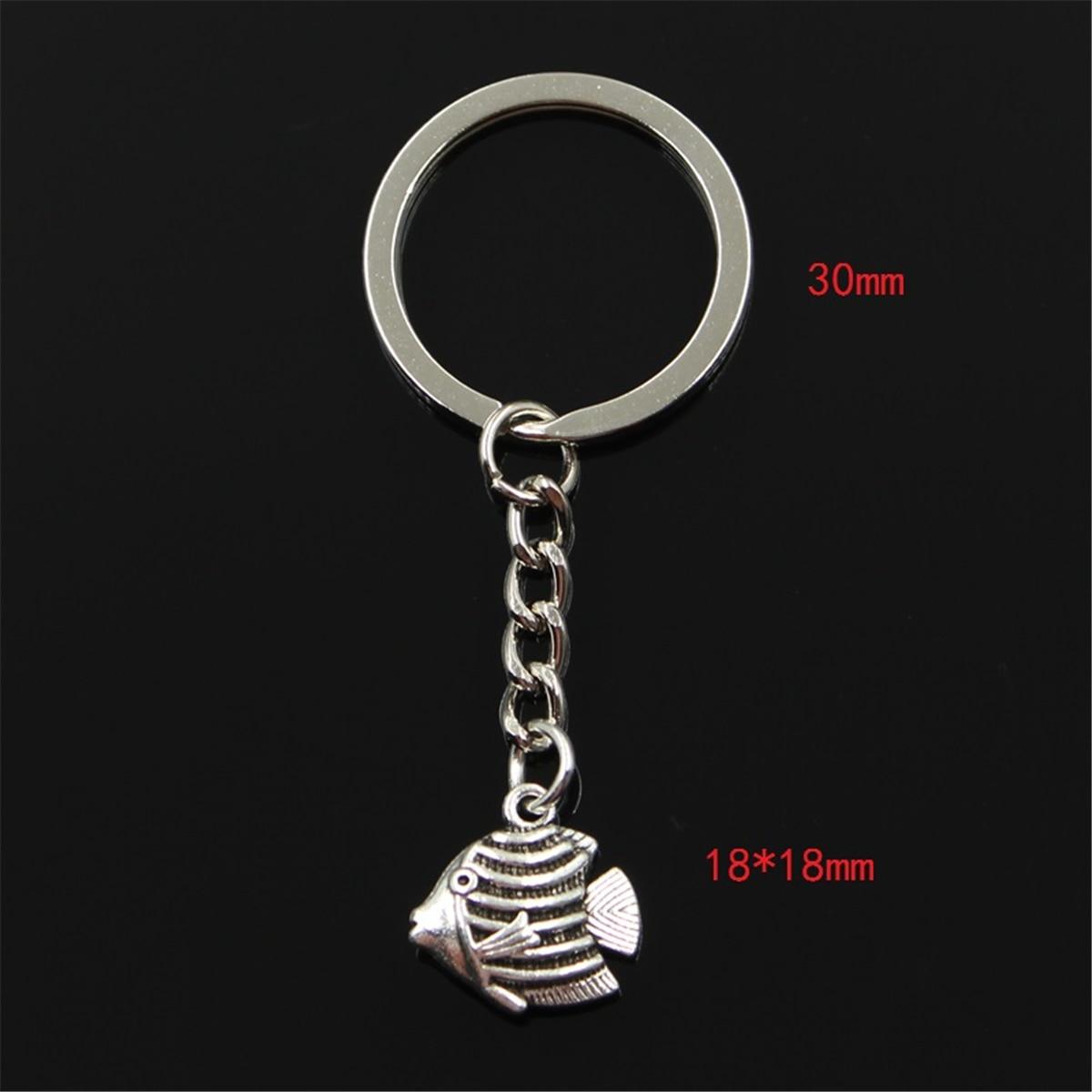 

Модный брелок 18x18 мм, подвески в виде золотой рыбки, сделай сам, мужские ювелирные изделия, автомобильный брелок, кольцо, держатель, сувенир для подарка серебряный