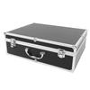 Wireless Microphone Case Aluminum Alloy Hard  Mic Foam Carrying Case Holds 4 Mics Receivers Transmitters Wireless Mic Case