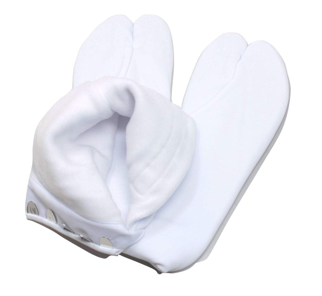 

Kakuwa Tabi (Japanese split-toe socks) - Double-layered flannel lining, warm stretch tabi with 5 fasteners, made with Toray Parel fabric [Made in