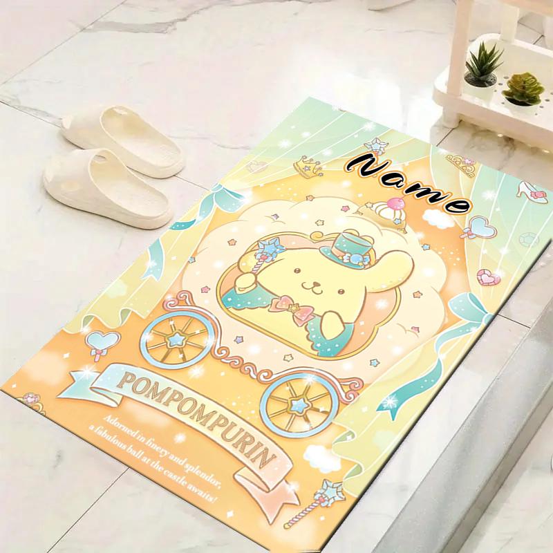 Custom 1Pc Pochacco'S Sweet Frame Rug Office Carpet Indoor Outdoor Entrance Doormat Nonslip Soft And Comfortable Living Room D2915314