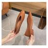2026 Cowhide Soft Sole Women's Flats: Comfortable, Breathable, Low Heel Square Toe, Shallow Cut, No-Rub Design