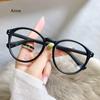 Women Ladies Fashion Round Myopia Glasses High Definition Transparent Eyeglasses Luxury Vintage Minus Diopter Near Sight Eyewear