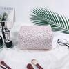 Floral Cosmetic Bag, Small, Fresh and Simple Toilet Bag, Clutch Bag, Portable Storage Bag.