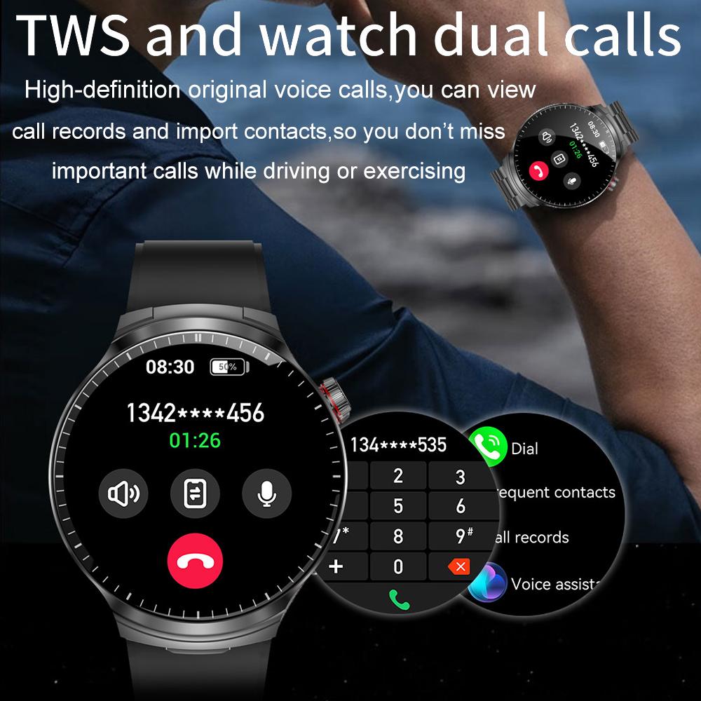 New 2 In 1 Smart Watch With Earbuds Smartwatch TWS Bluetooth Earphone Bluetooth Call Life Waterproof Heart Rate Blood Oxygen Monitor Sports Watch
