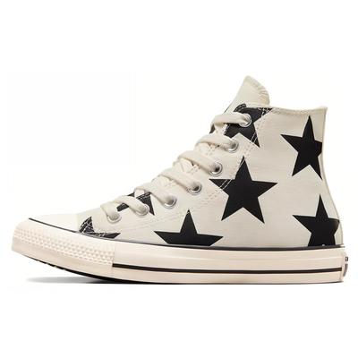 Chuck Taylor Alltag Vielseitig Langlebig Atmungsaktiv High-Top Canvas Schuhe Damen Sneaker Beige Schwarz A09898C