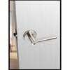 304 Stainless Steel Three-pole Handle Lock Single Tongue Bathroom Interior Door Lock Aisle Fire Door Door Lock With Key