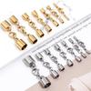 Louleur Stainless Steel Leather Cords Lobster Clasps Hooks Fit Leather Cord Connectors For Jewelry Making High Quality Wholesale