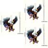 Unique 2d American Bald Eagle Independence Day Car Hanging Ornament Acrylic Dcor