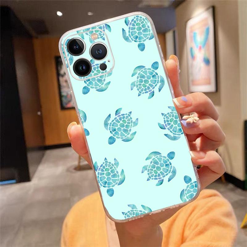 Sea Turtles Phone Case Carcasa Funda For iPhone 17 Pro Max Air 17 16 15 14 13 Pro Max 15 16 Pro 15Plus