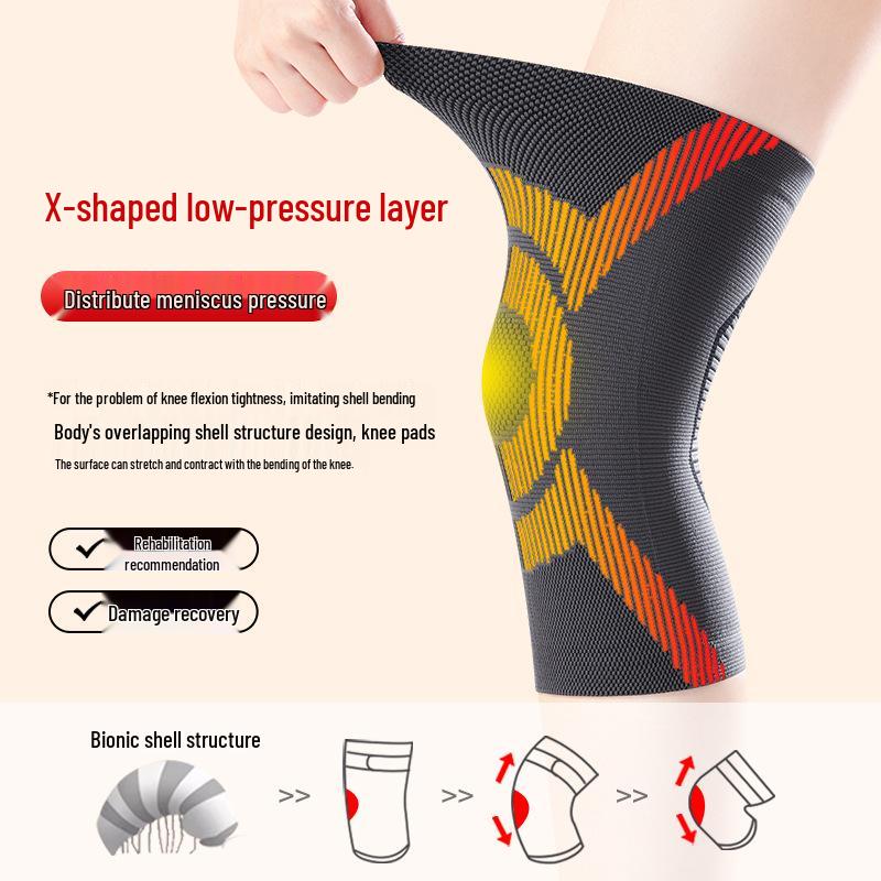 Wärmeerzeugende Kniebandagen für Wärme: Feuchtigkeitsabsorbierende und Kälteabweisende Ärmel für Gelenkkomfort älterer Menschen im Winter, Unisex-Design