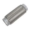 2.5x8in Exhaust Flex Pipe Stainless Steel Braid Flexible Joint Coupling Tube Universal for Car