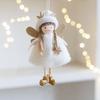Cute Christmas Top Hat Antlers Girl Pendant Xmas Tree Hanging Decorations  Home Christmas Decor