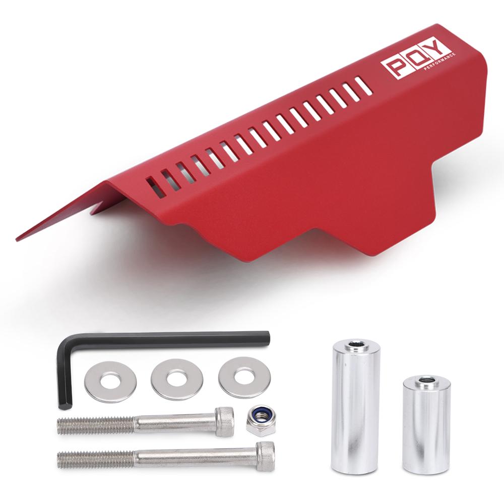 

Новый высококачественный шкив генератора и крышка ремня для Subaru WRX и STi 02-17 красный/черный красный