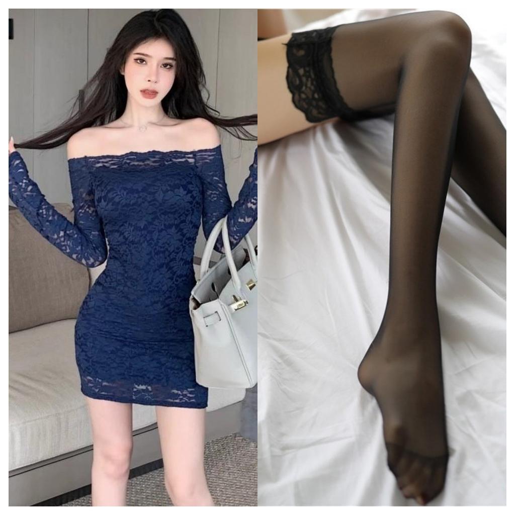 2024 Spring Women Off Shoulder Long Sleeve Lace Bodycon Mini Dress Sexy Slim Pencil Club Night Out Dress Plus Size S-L