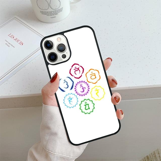 OM Yoga GOA Zen Symbol Phone Case For iPhone 17 Air 14 15 16 16e 13 12 Max Cover For Apple 11 Pro Max Plus Coque