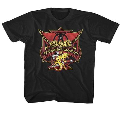 Aerosmith Permanent Vacation Lizard 1987 Tričko