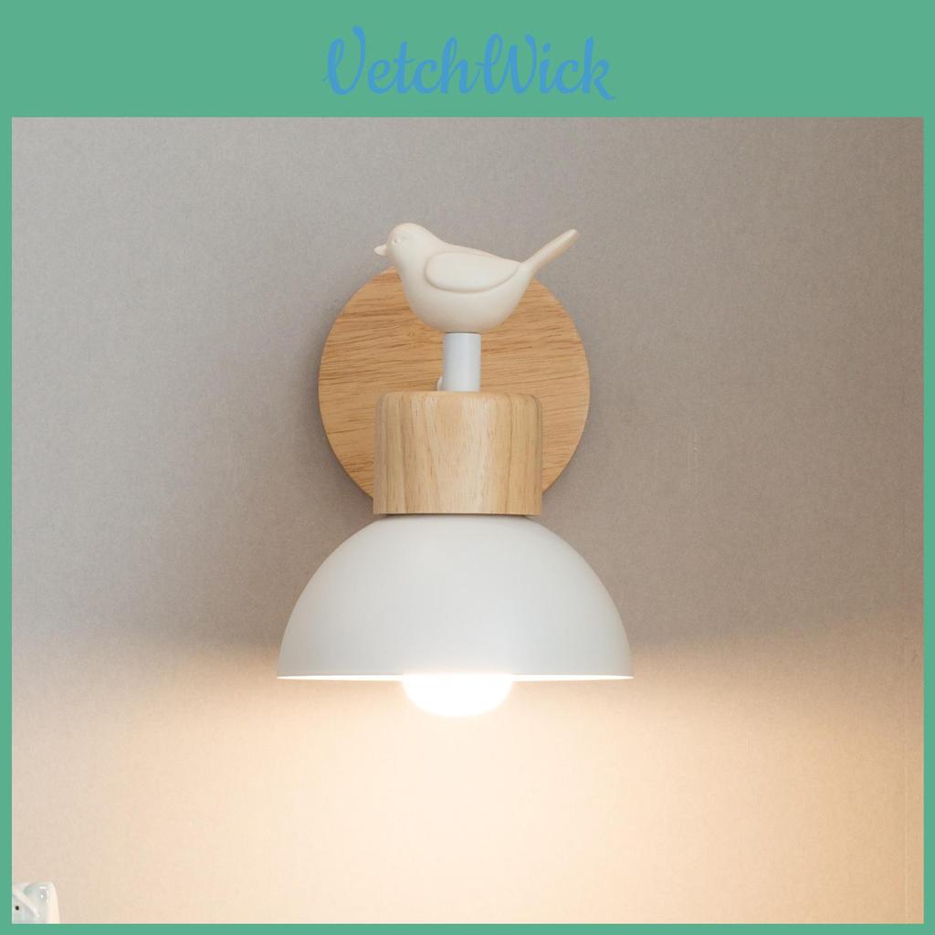 Nordische Wandleuchte LED Modern Minimalistisch Holz Flur Schlafzimmer Wohnzimmer Wandlicht Für Kinderzimmer Dekoration