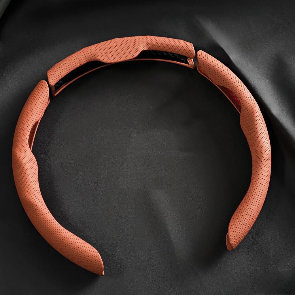NAPPA 3PCS Leather Car Steering Wheel Cover For Buick LaCrosse Envision Envista Encore GX Envision Anti Slip Automotive Parts