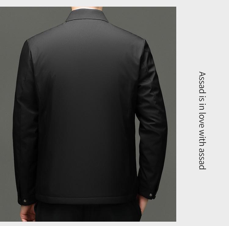 2025 Men's Winter Lapel Down Jacket - High-End, Trendy, Casual Outerwear